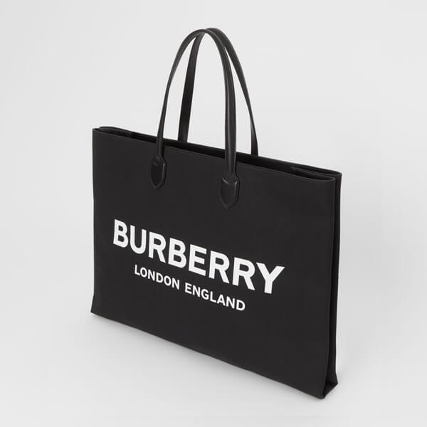 【BURBERRY】バーバリー  キャンバストートバッグ コピー ロゴデティール8009268